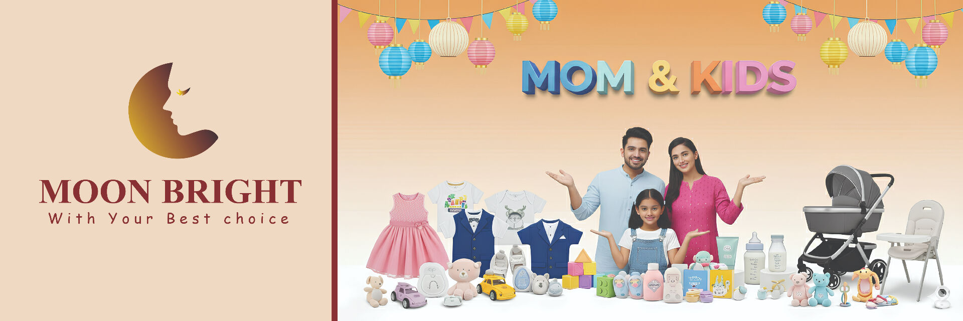 Shop Mom & Kids essentials at Moon Bright Online