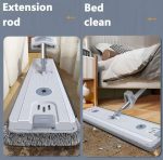 Premium Microfiber Flat Mop for Floor Cleaning M-6 Removable Washable Cleaning Pad and Mop - Image 4