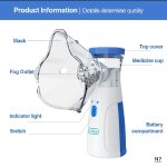 Portable Mesh Nebulizer Silent & Rechargeable Inhaler for Kids & Adults - Image 2