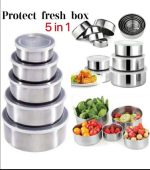 Protect Fresh Box 5 Pieces High Quality Stainless Steel Ware Set