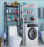 Bathroom Storage Rack 3 Layers Toilet Stand Bathroom Shelf Space Saver Washing Machine Storage Racks - Image 2