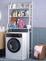 Bathroom Storage Rack 3 Layers Toilet Stand Bathroom Shelf Space Saver Washing Machine Storage Racks - Image 3