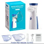 Portable Mesh Nebulizer Silent & Rechargeable Inhaler for Kids & Adults