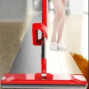 Red Mop - Self-Wringing Flat Floor Mop