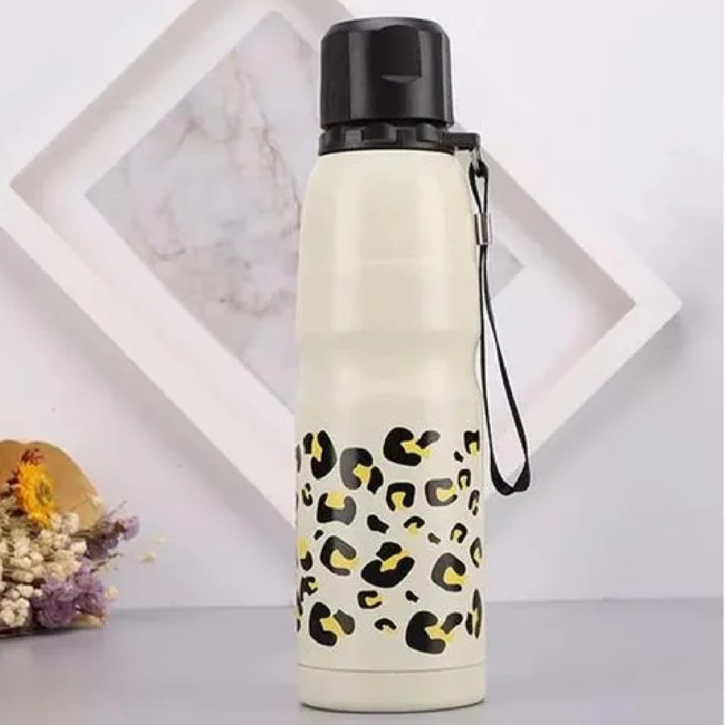 TANK Military Style Stainless Steel Water Bottle – Sports Flask with Strap - Image 2