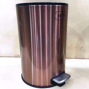 Stainless Steel Pedal Dustbin 8L– Premium Metal Waste Bin for Kitchen, Bathroom & Office