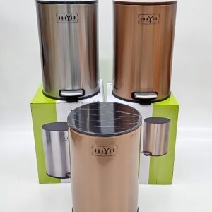 Stainless Steel Pedal Dustbin 8L– Premium Metal Waste Bin for Kitchen, Bathroom & Office