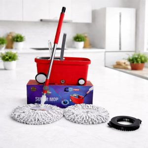Spin Mop Set – 360° Rotating Floor Cleaning Mop with Bucket