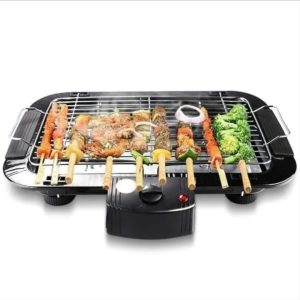 Electric Barbecue Grill – Smokeless BBQ Machine with Temperature Control